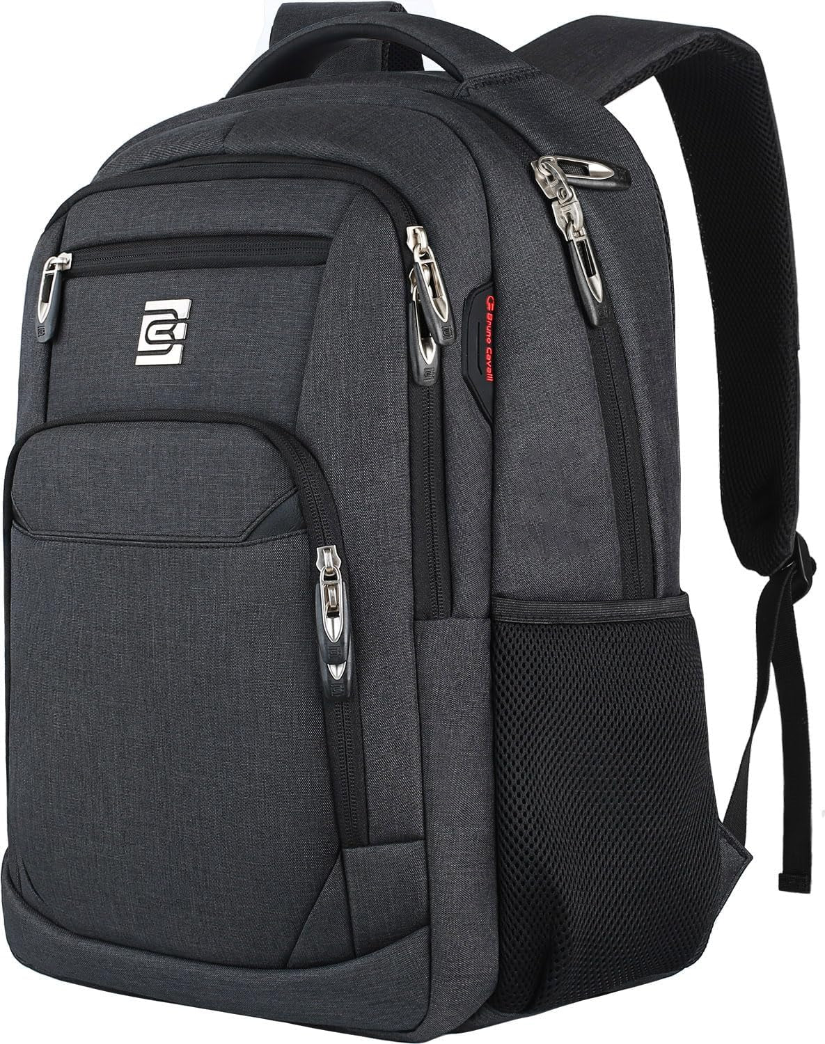 Laptop Backpack,Business Travel anti Theft Slim Durable Laptops Backpack,Water Resistant College Computer Bag for Women & Men Fits 15.6 Inch Laptop and Notebook - Black